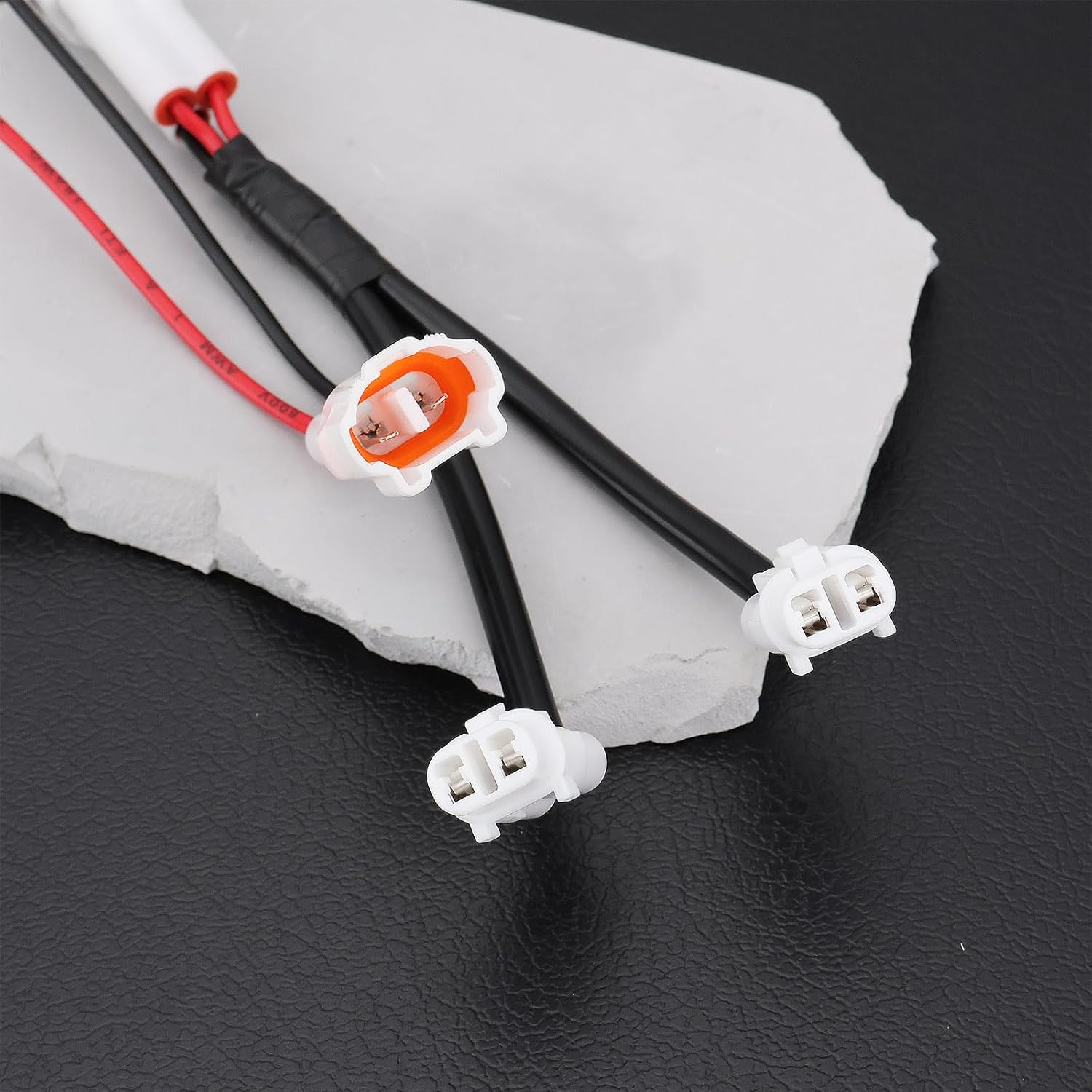 Emsea Set of Super Power Outlet Splitter with Pre-Wire 18AWG USB Charger Heated Grips Lights Compatible with Yamaha Compatible with Tenere 700 image number 2