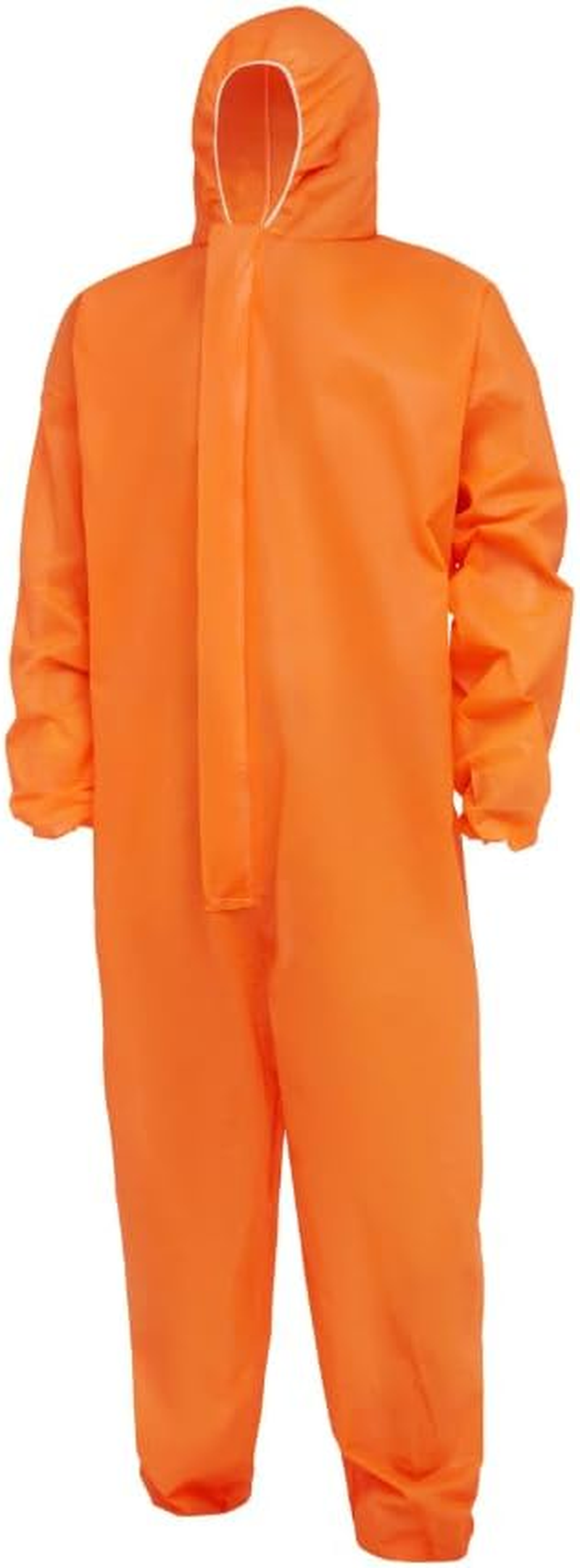 Shield Right Disposable Polypropylene Coveralls - Full-Body Protection with Hood, Elasticized Waist, Zip Front, Lint-Free, HACCP Certified Suit for Painting, Cleaning image number 4