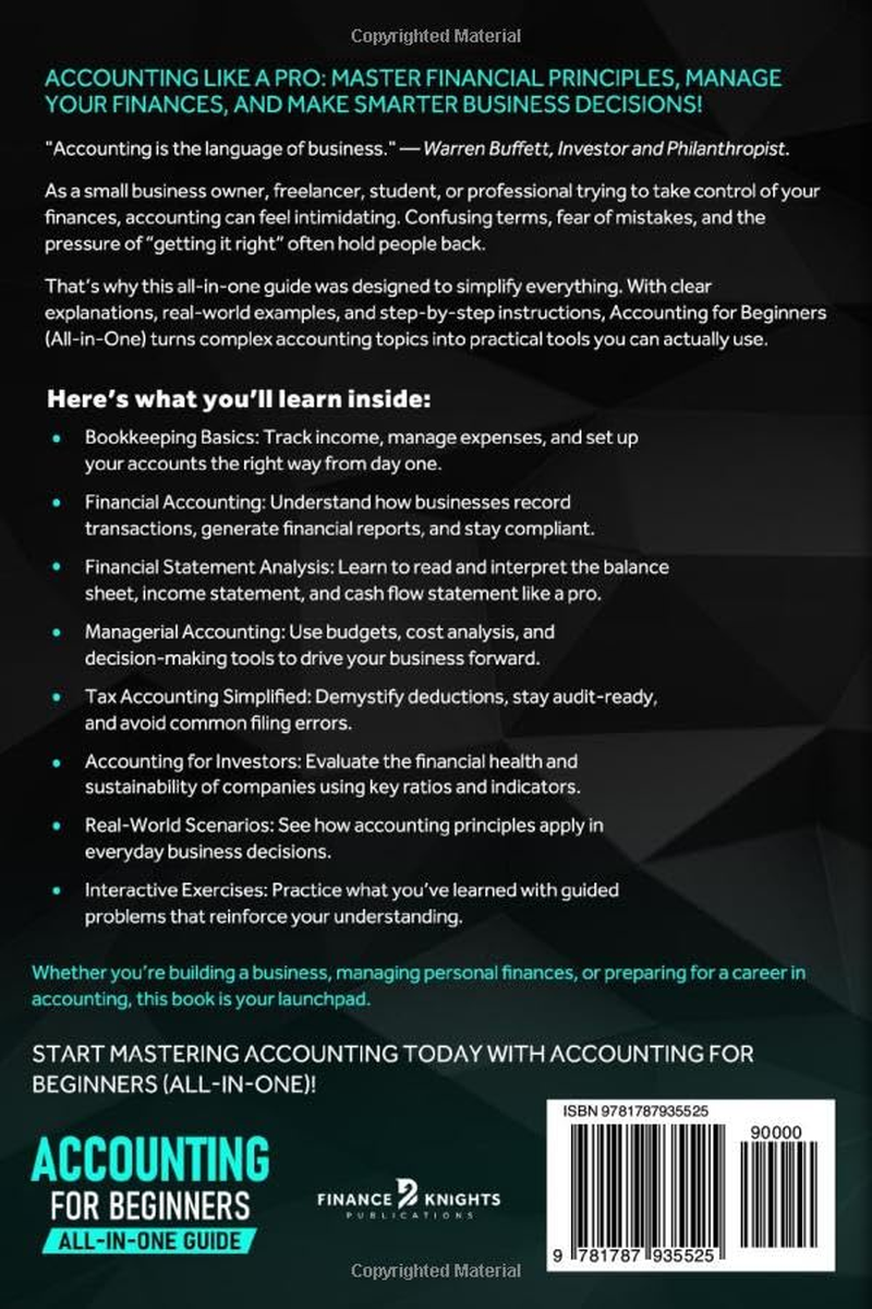 Accounting for Beginners (All-In-One): Everything You Need to Learn Financial & Managerial Accounting Even without Prior Experience. Master Financial Statements, Taxes, and Business Performance. image number 1