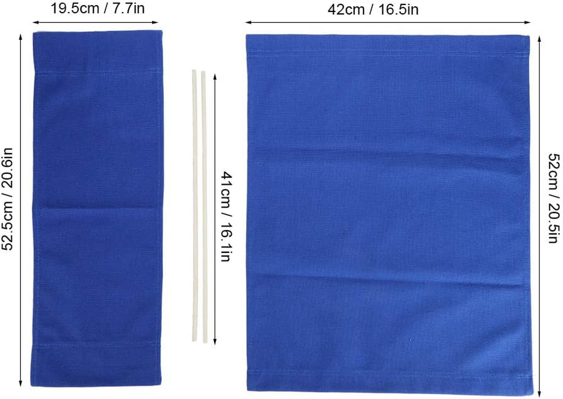 1 Set Director Chair Canvas, for 16'' Directors Chairs Director Chair Replacement Canvas（4 Colors Available） (Blue) image number 1