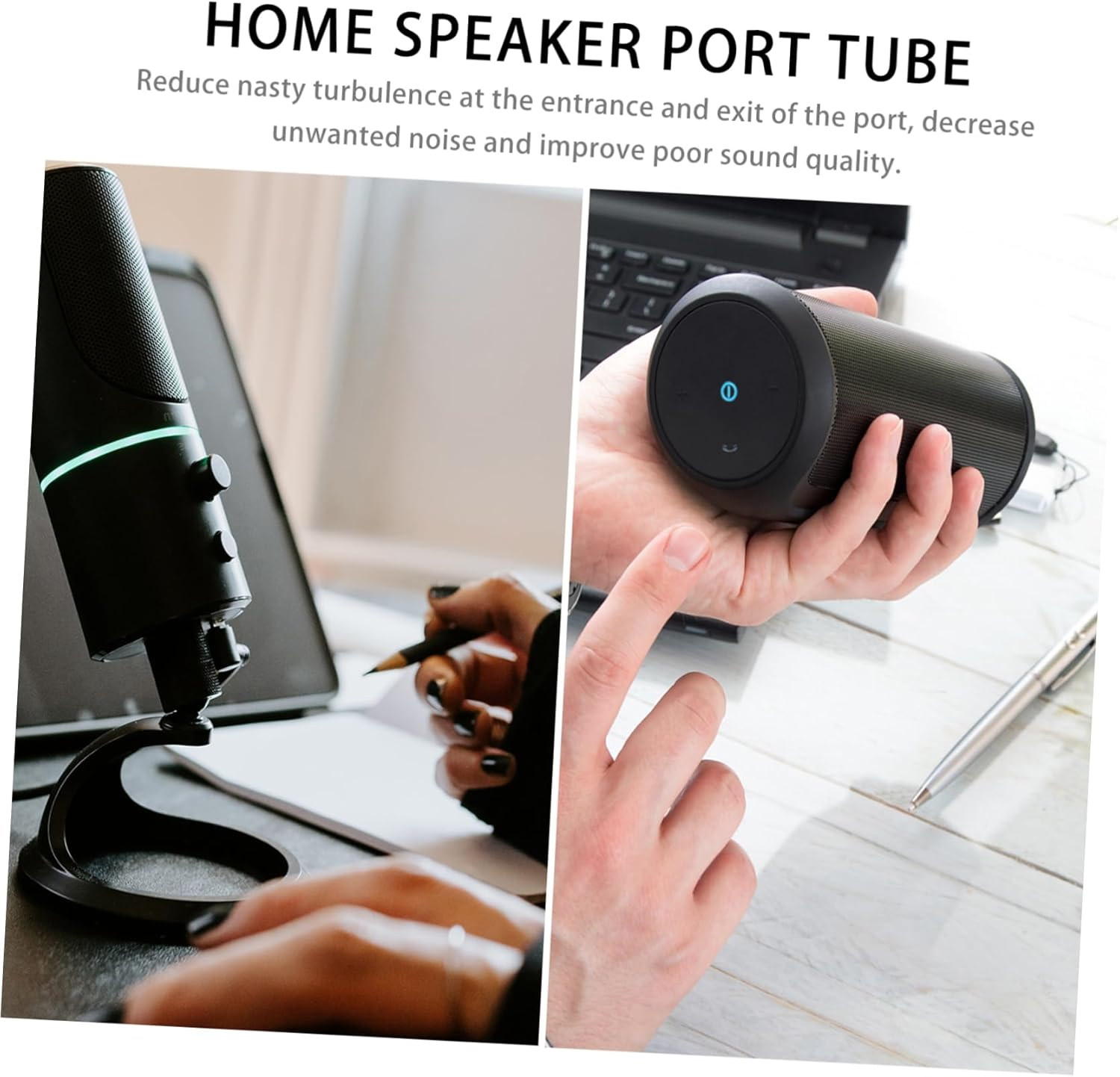 TEHAUX 5Pcs Audio Hair Dryer Speaker Spikes Port Tube Outlets Air Port Outlets Voice Accessories image number 6