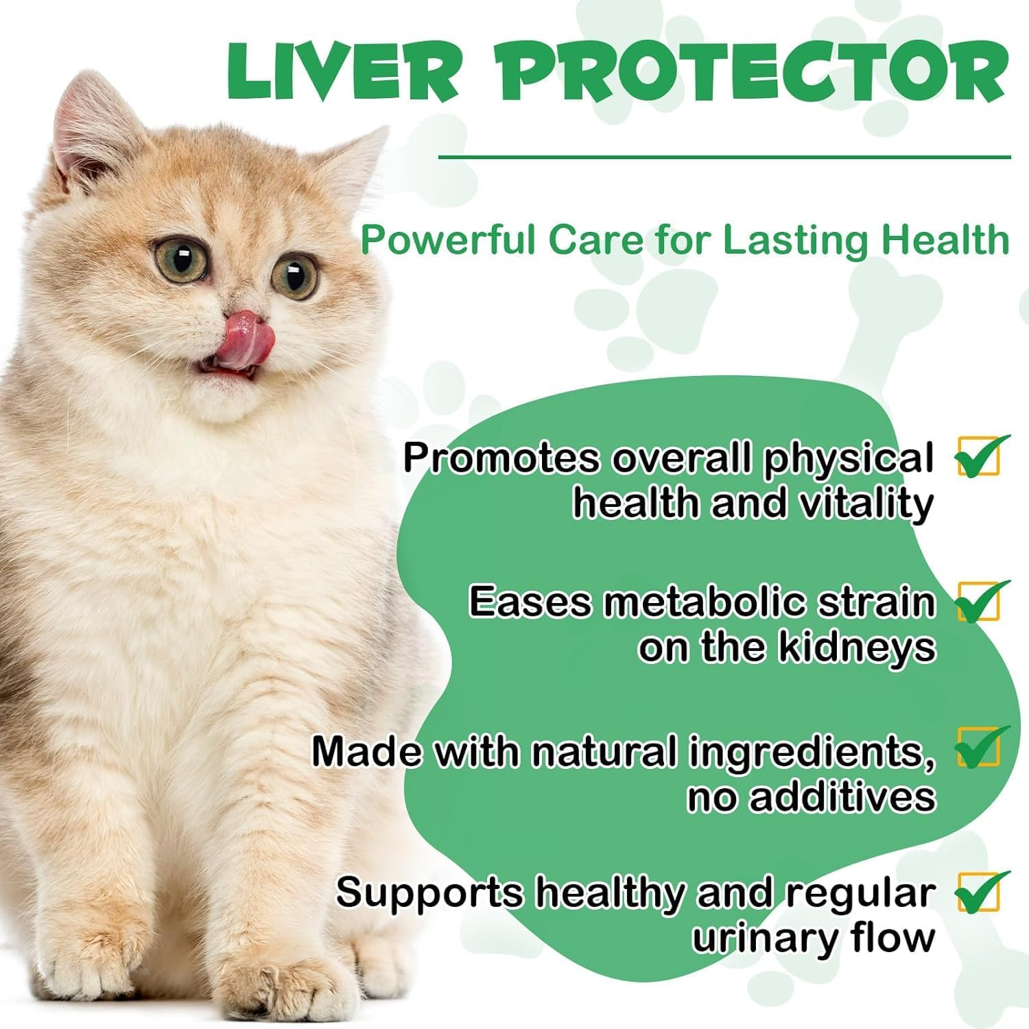 Kidney Support for Cats | Herbal Supplement for Urinary Health | Helps Maintain Normal Kidney Function & Fluid Balance | Liquid Drops for All Breeds & Ages | Chicken Flavour | 60Ml