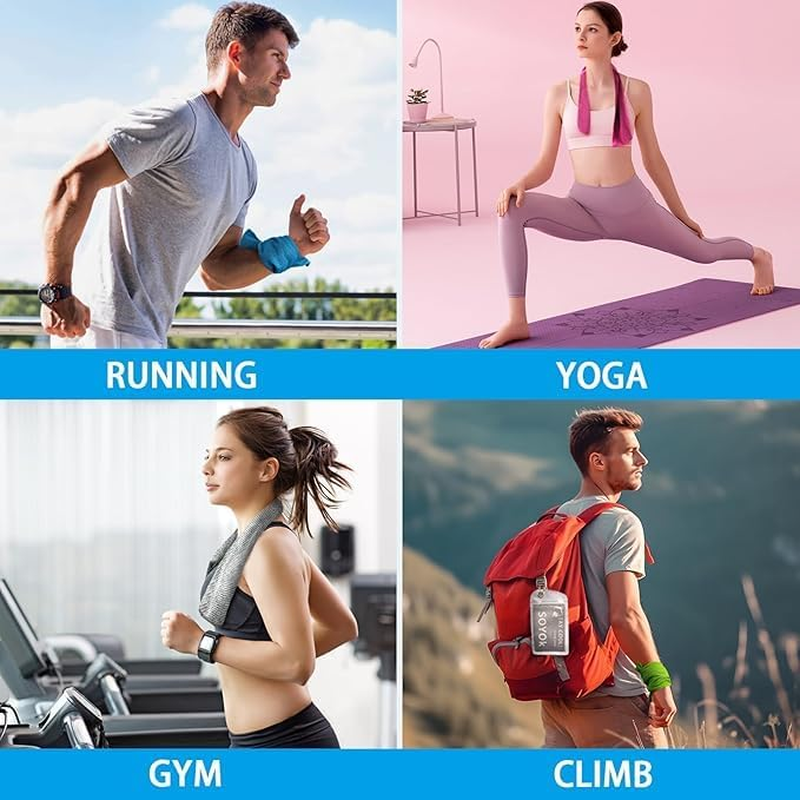 4Pack Cooling Towels (35.4''X 12") Soft Breathable Chilly Towel for Quick-Drying Sweat Rag & Sport Towel for Gym, Workout, Running, Golf & Yoga,Head and Neck Cooling Wraps image number 5