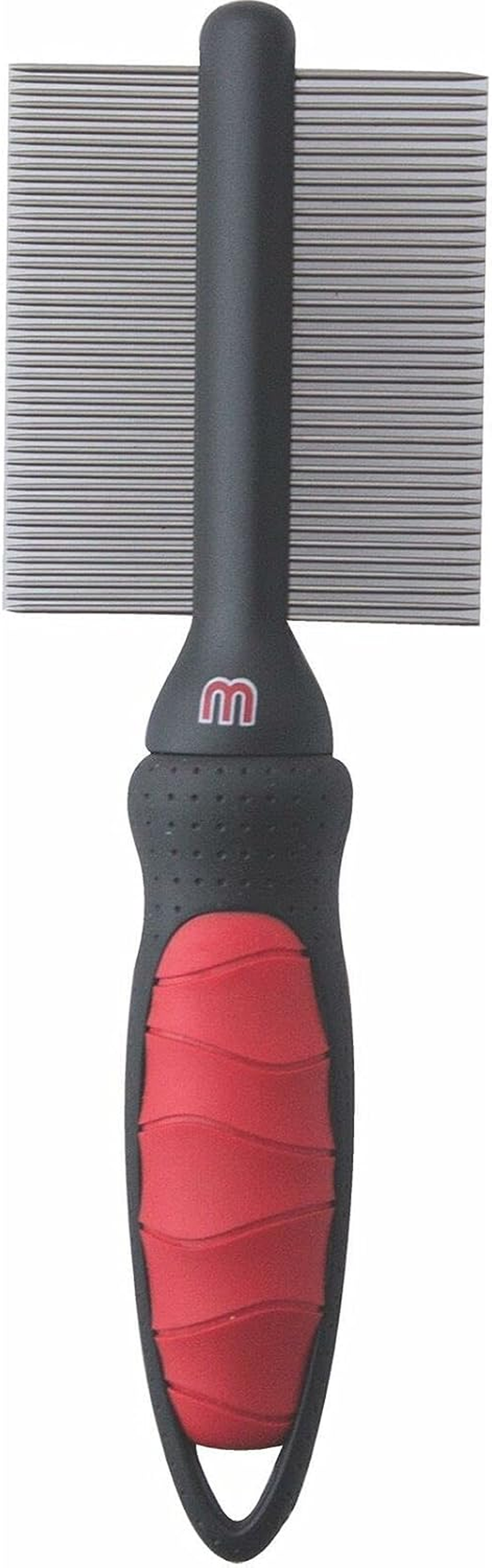 Mikki Dog, Cat Dual Comb -Double Sided Shedding Brush Removes Knots, Tangles -For Fine and Medium Coat