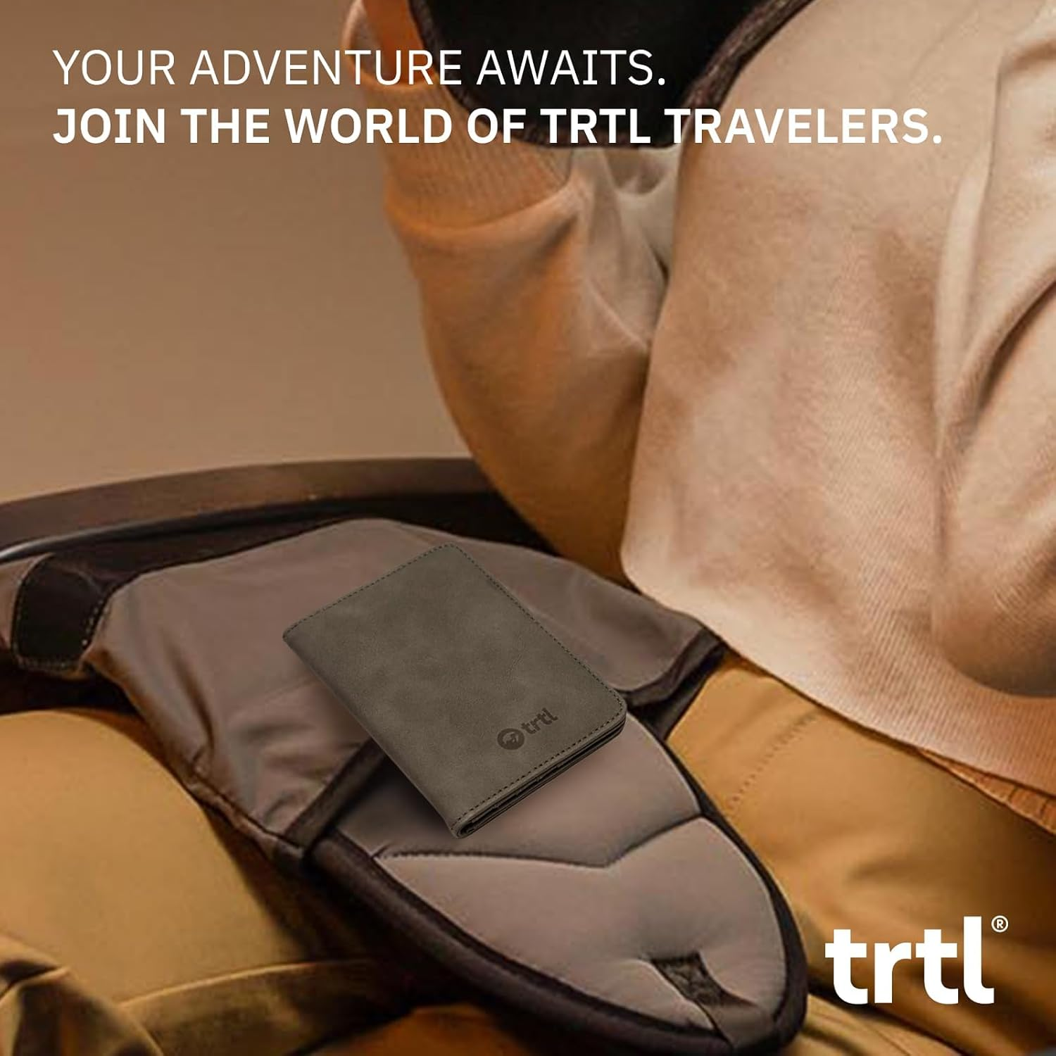 Trtl Passport Cover - Document Organizer for Passport, Credit Cards, and Tickets - Made with Durable, Water-Resistant, Vegan Leather image number 1