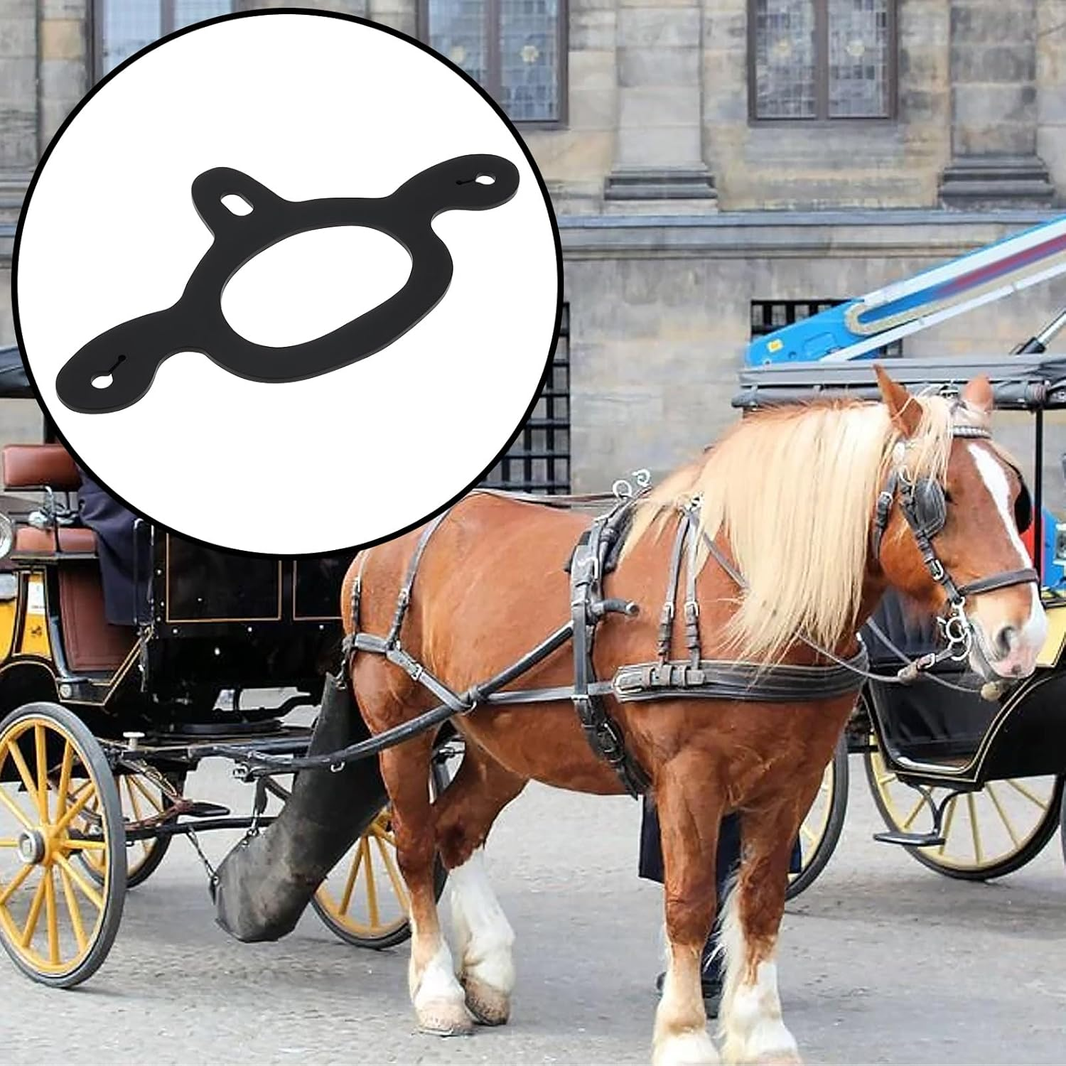 Be in Your Mind 4Pcs Rubber Spur Straps Tie-Down Straps Spur Tie-Down for Training Horses