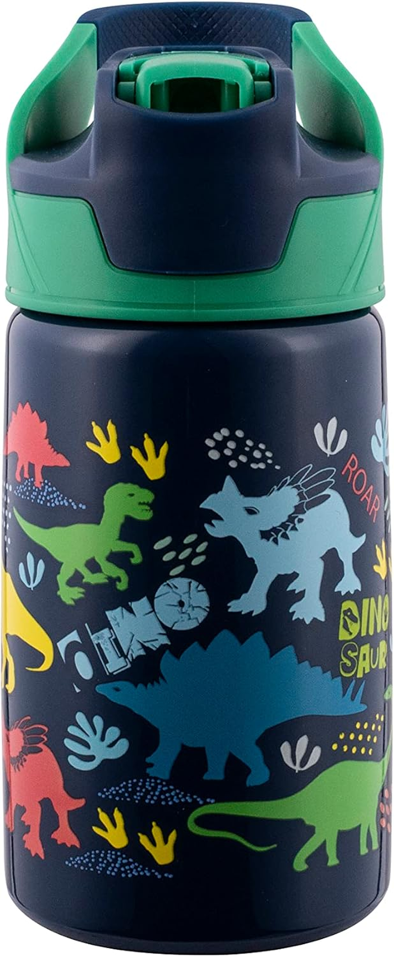 Avanti Yumyum Auto Spout Insulated Drink Bottle, 375Ml, Building Blocks