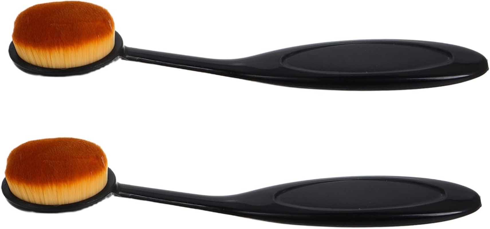 ADOCARN 2Pcs Nail Art Dust Brush Makeup Brush Cleaner Soft Bristle Fingernail Cleaner Portable for Daily Use image number 3