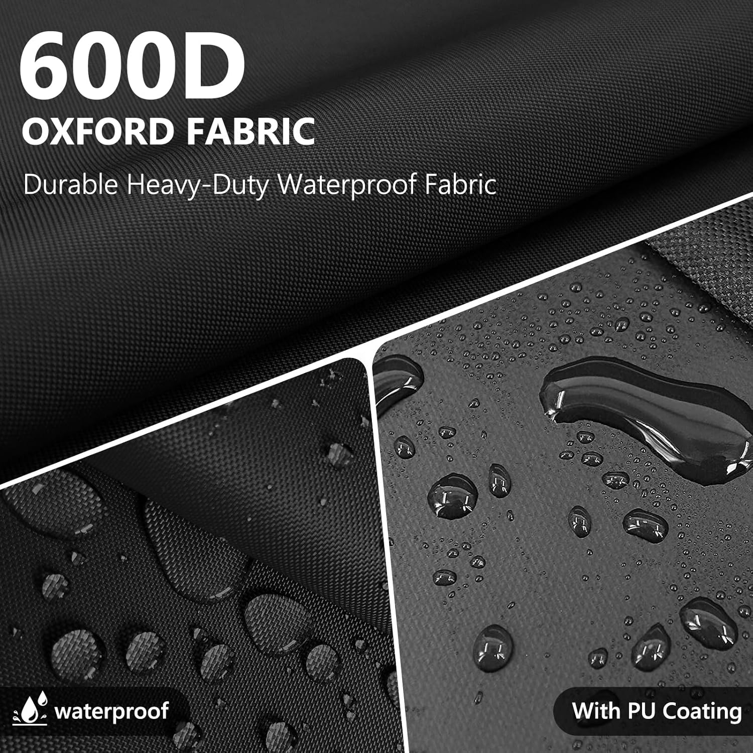 Universal Waterproof Generator Cover, 600D Heavy Duty Small outside Equipment Cover for Champion,Predator,Wen,Bilt Hard,Ryobi,Generac,Westinghouse Portable Generator 5000-10000W,32&rdquo;Lx24&rdquo;Wx24&rdquo;H image number 2