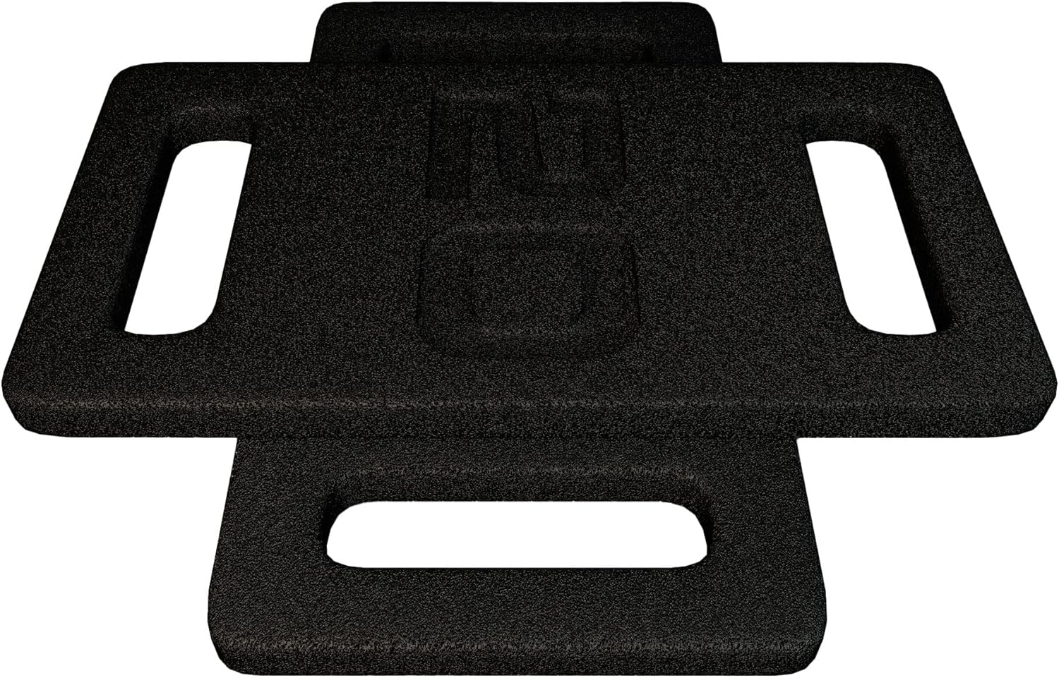 Signature Fitness Cast Iron Ruck Plate, Weighted Plate for Rucking, Swings, Squat, Strength Training, Fitness Workout, and Home Exercises, 20-Pound