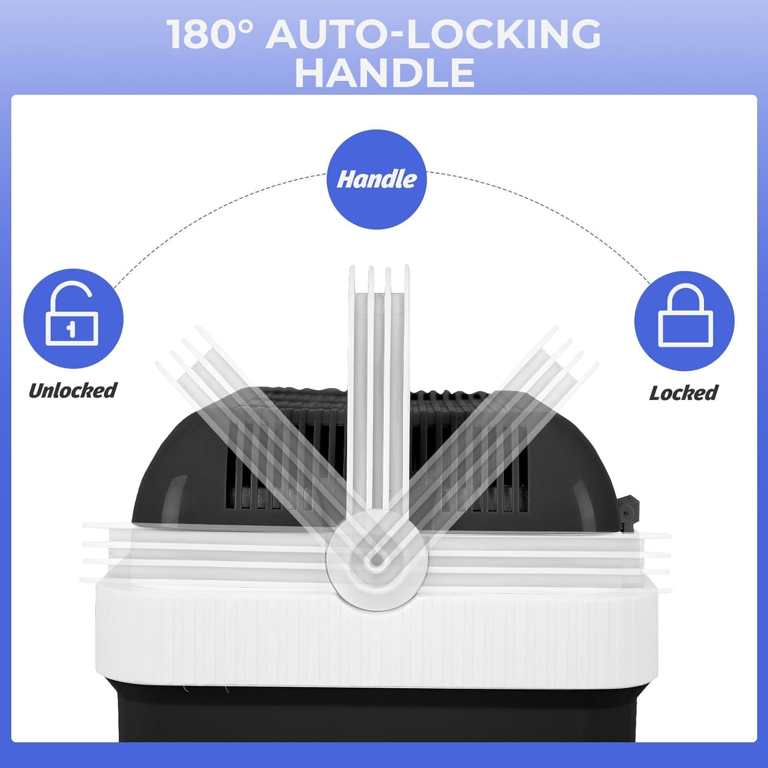 24 Liter Mini Car Fridge, Portable Camping Refrigerator Thermoelectric Iceless for Home Travel, Black image number 5