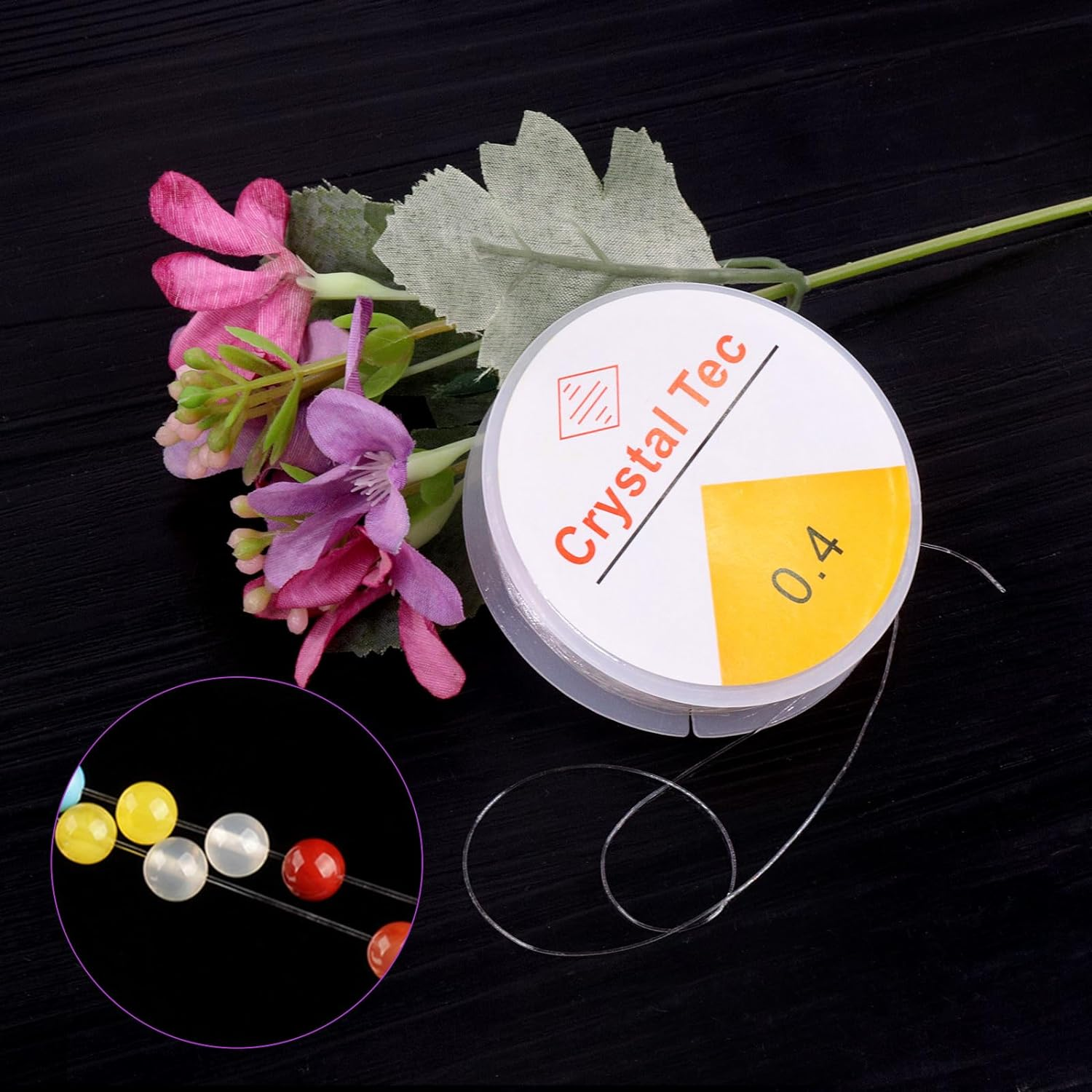 Swpeet 1468Pcs Jewelry Making Supplies Kit with Jewelry Making Tools, 2 Colors Jewelry Wires and Jewelry Pliers, 40 Styles Jewelry Findings, with Plastic Caliper, Thimble Ring, Awl Tweezers Scissors image number 3