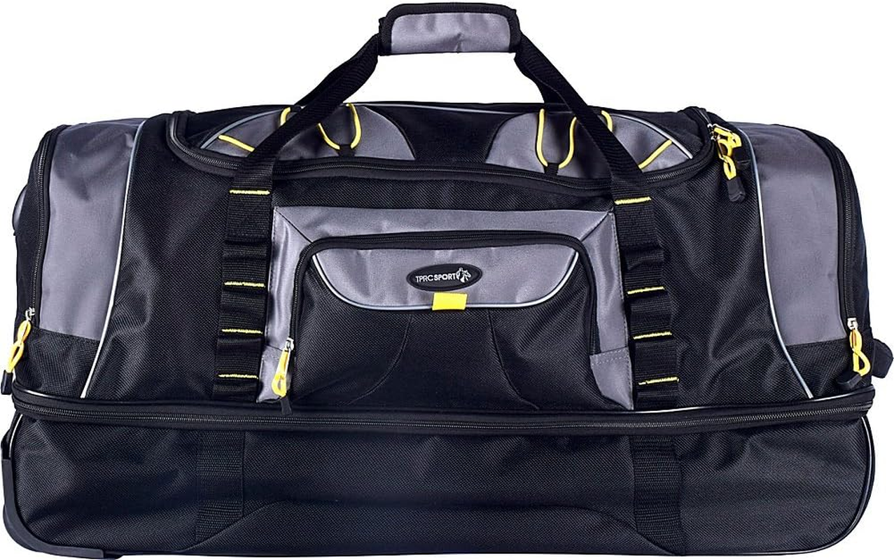 TPRC Sierra Madre II Upright Rolling Duffel Bag, Black/Gray, 30-Inch, Sierra Madre Ii Upright Rolling Duffel Bag image number 2