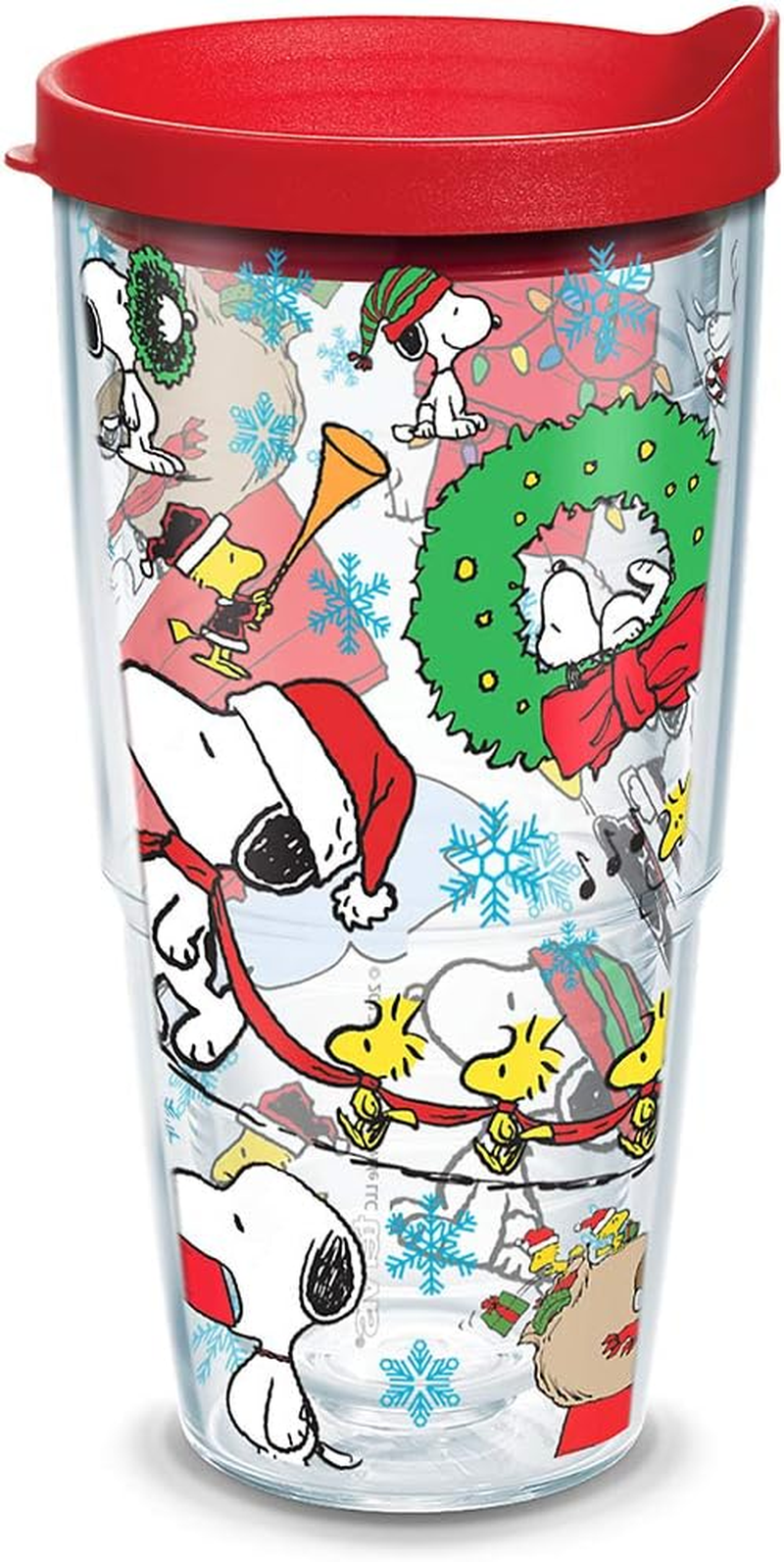 Peanuts Christmas Collage 24 Oz Clear image number 6