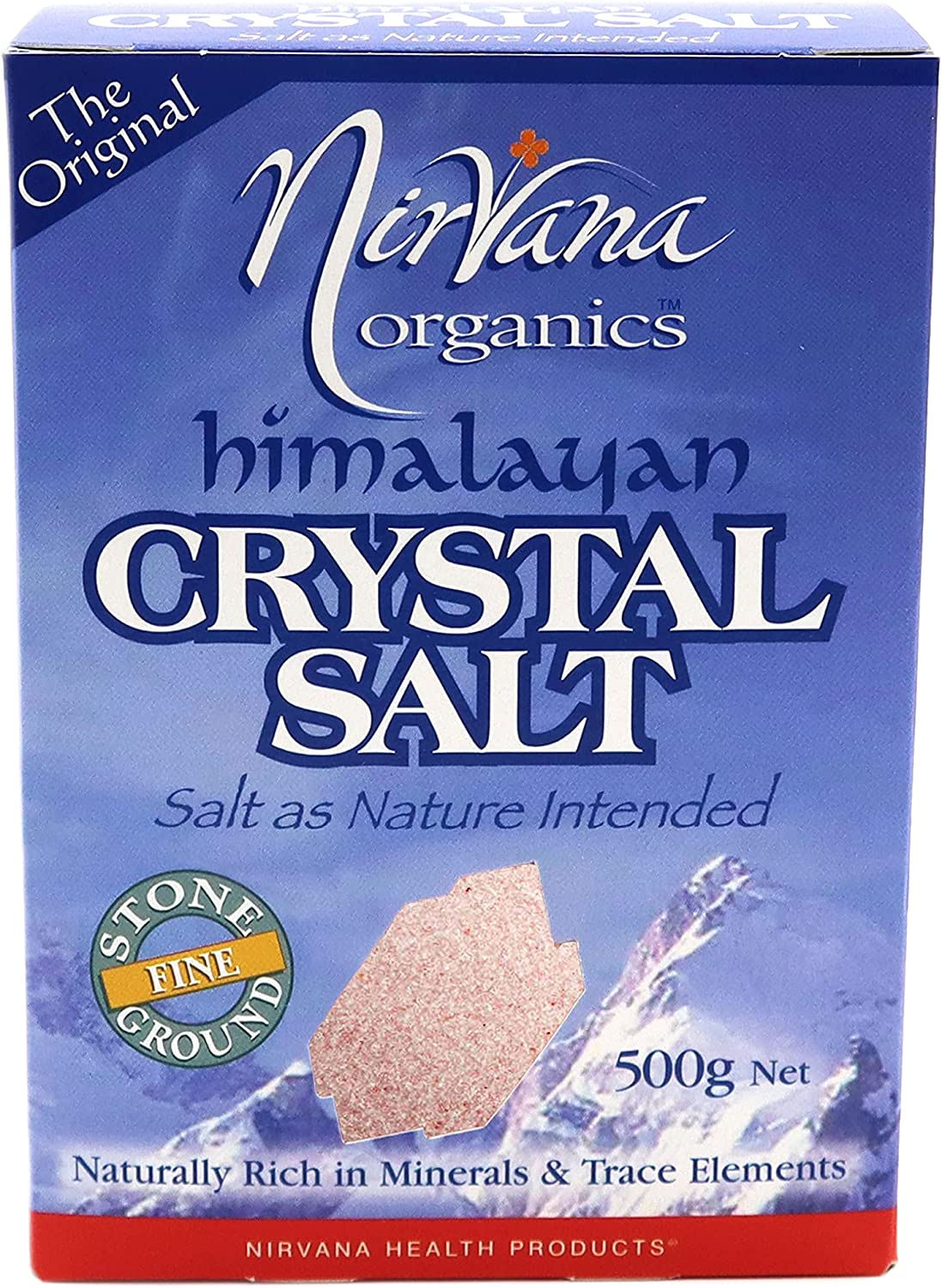 Nirvana Organics Fine Himalayan Crystal Salt 500G