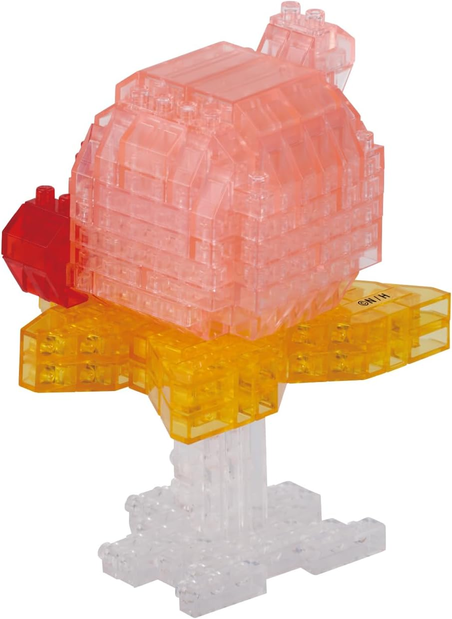 Kawada NBCC_160 Nanoblock, Kirby Star Clear Version, 220 Pieces, 12 Years Old and Up image number 2
