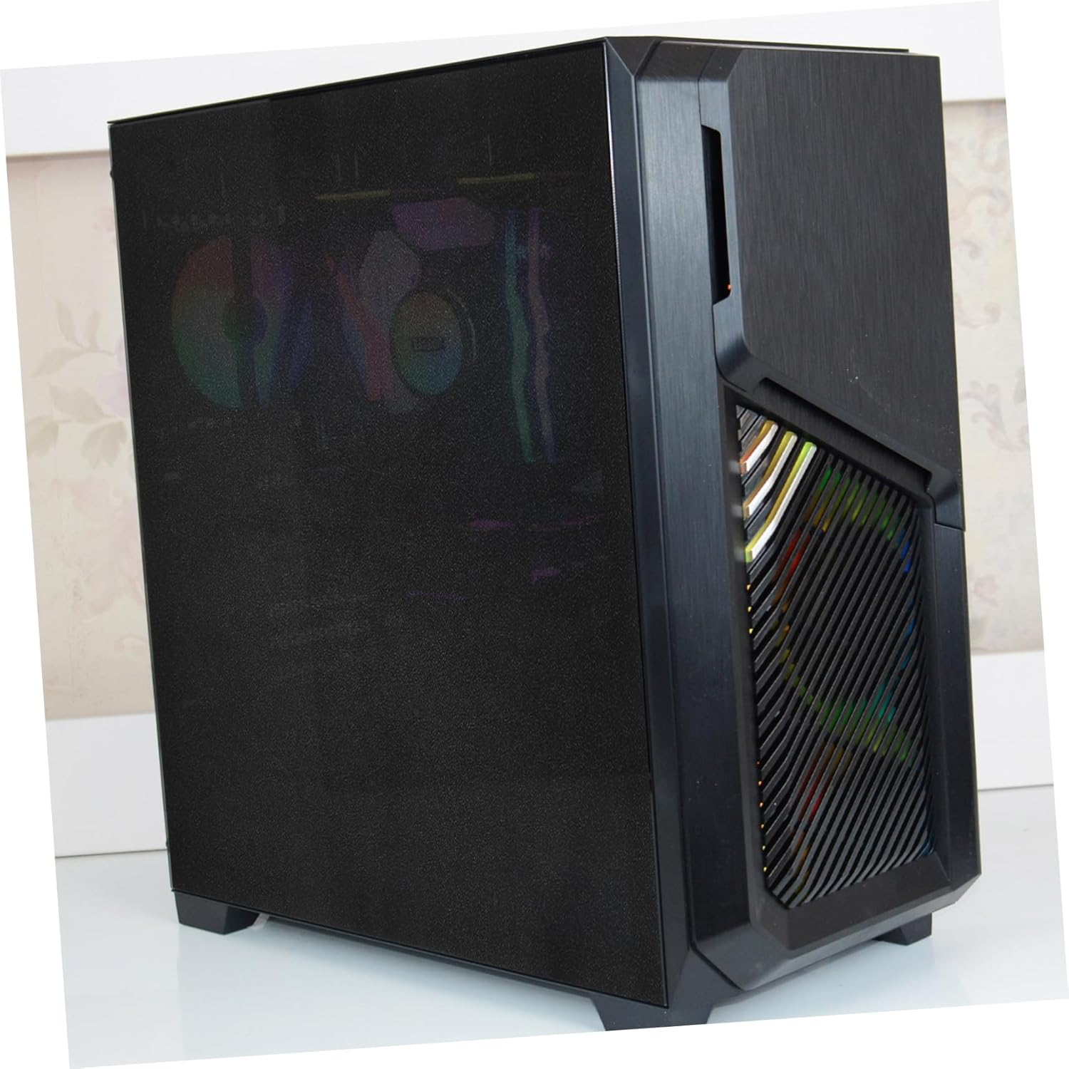 Garneck DIY Computer Case Fan Filter Washable Dustproof Cover for Filtration Easy Installation Breathable Ventilation Reusable Dust Mesh Filter for Enhanced Computer Performance