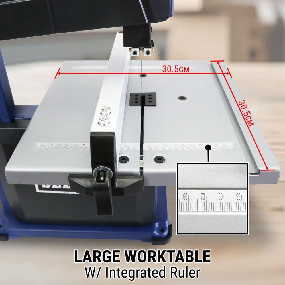 400W Bandsaw Band Saw Wood Benchtop Timber Vertical Machine Woodworking Cutter image number 6