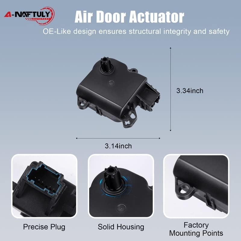 A-NAFTULY HVAC Blend Door Actuator Replacement for Ford F-150 2009-2014, Ford Expedition/Lincoln Navigator 2009-2017, Heater Air Door Actuator Motor OE DL3Z-19E616-A, 604-252, YH1933, YH1777, YH1879 image number 6