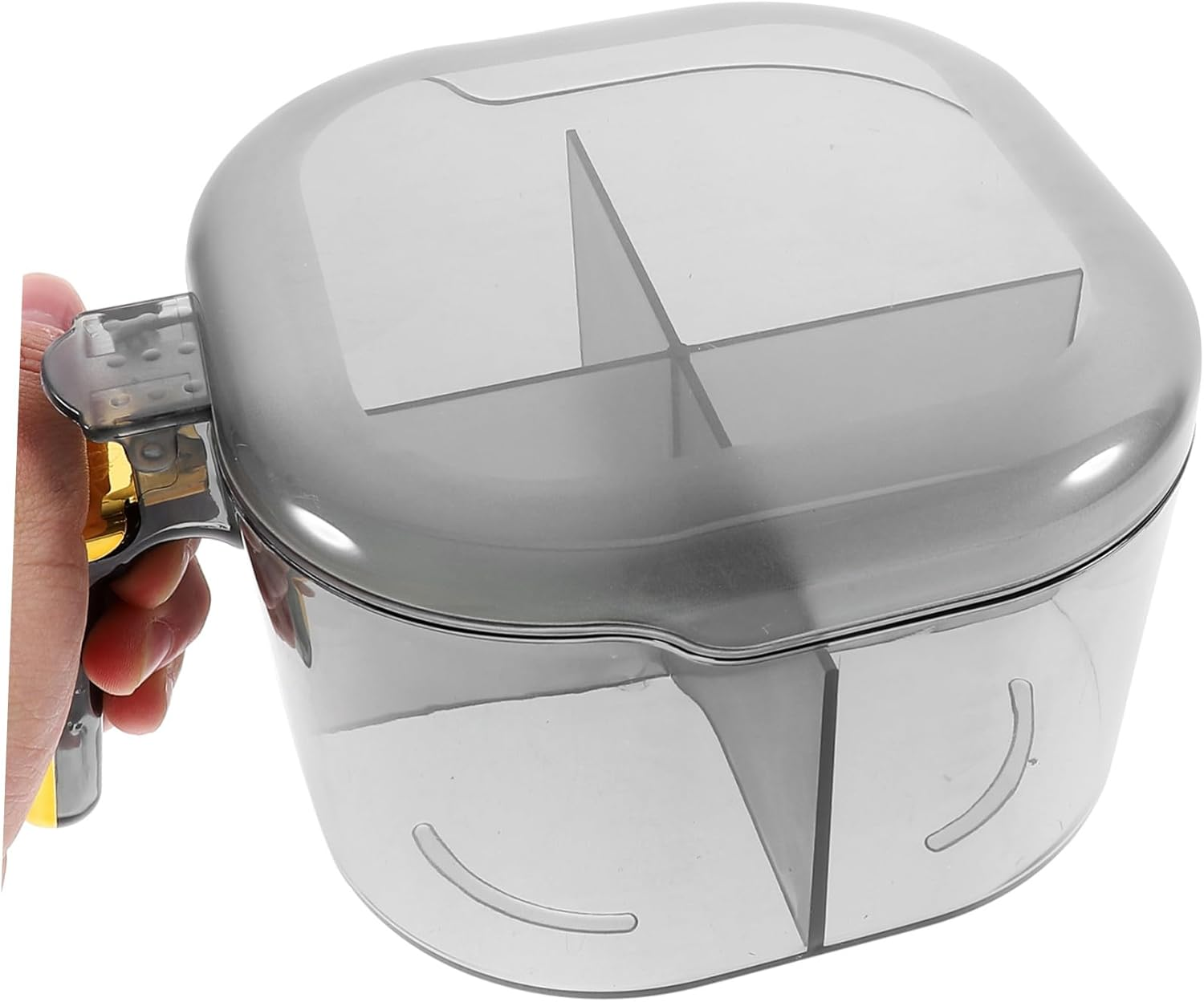 GOOHOCHY Home Supply Seasoning Container Delicate Spice Jar Desktop Spice Jar Storage Box for Salt Pepper Sugar image number 3