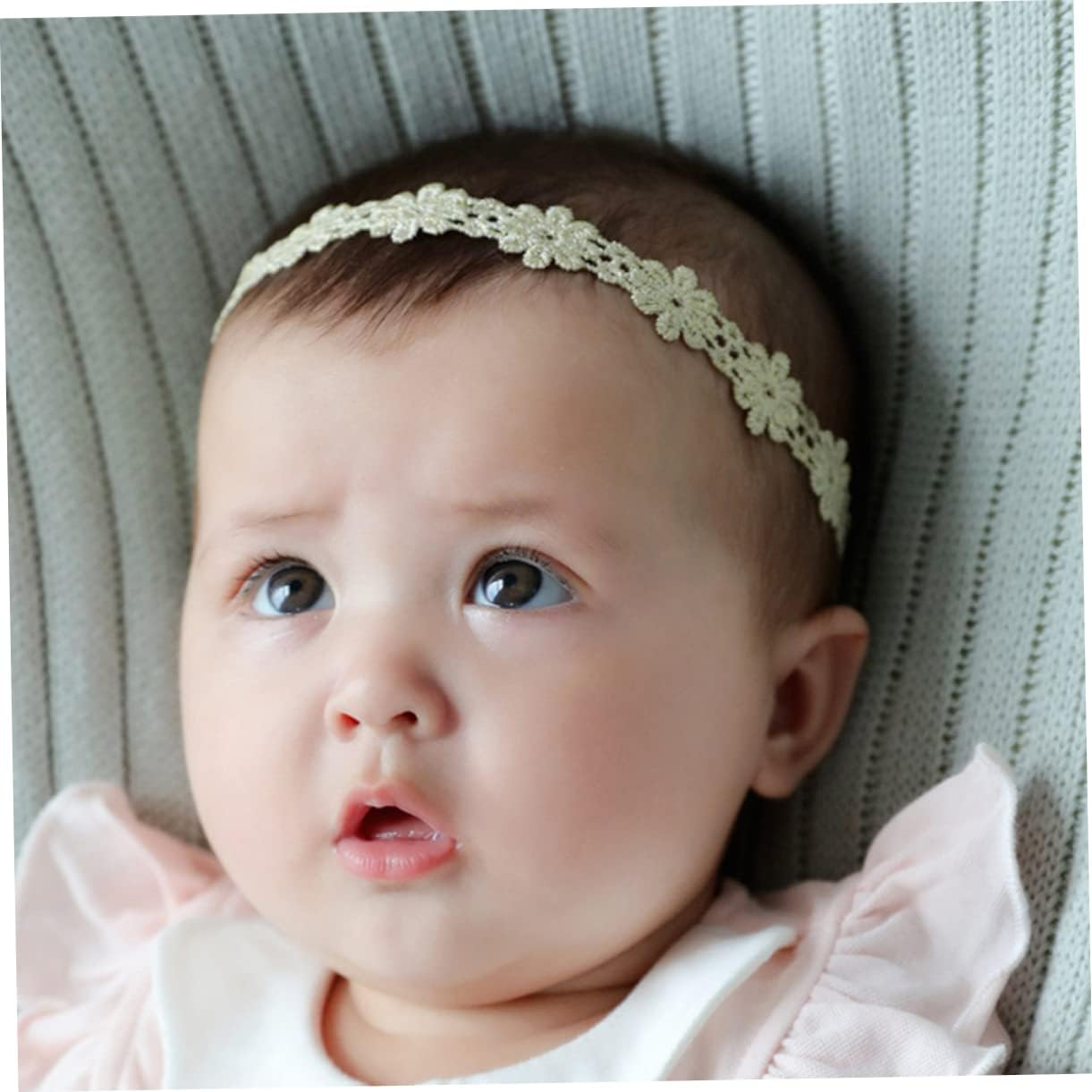 Hohopeti 6Pcs Lace Floral Headbands for Elastic Hair Bands Accessories Stylish Flower Design for Special Occasions Party Everyday Use image number 2