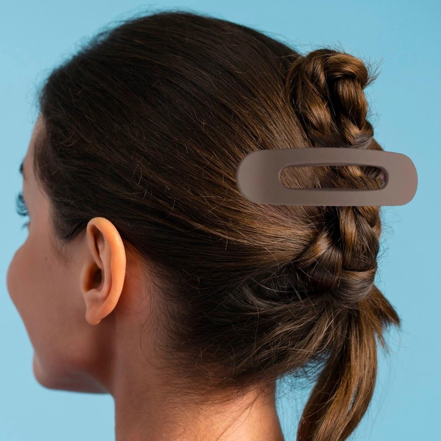 Pack of 6 Flat Duckbill Clips, Simple and Practical Hair Clips, Quick Hair Clips, Styling Hair Clips, Essential for Daily Adjustment, Styling Clips image number 4