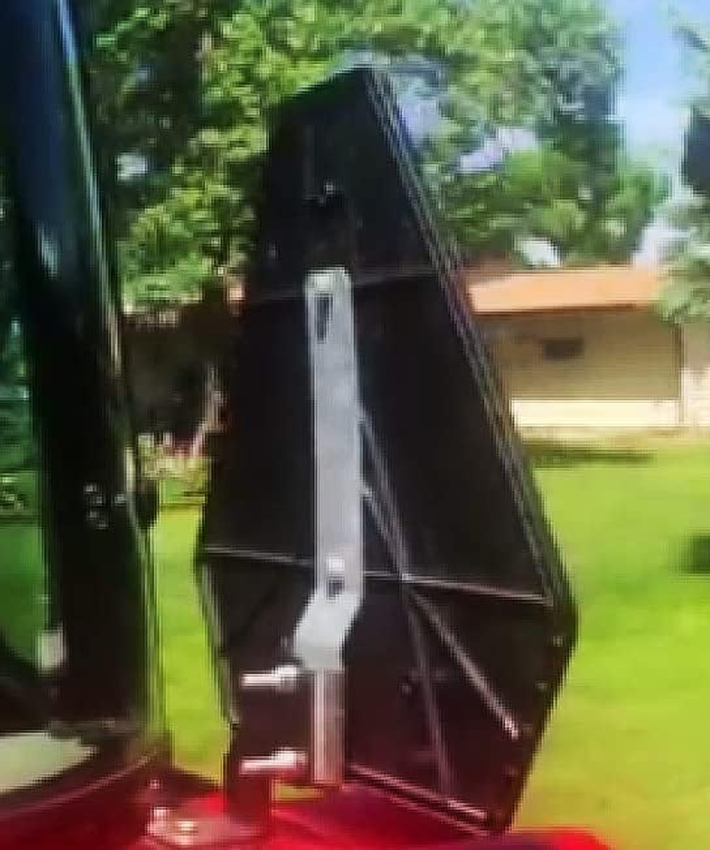 Slow Moving Vehicle Sign Mounting Kit Includes 1 Tractor Bracket 1 Sign Bracket 4 Bolts and 4 Nuts image number 2