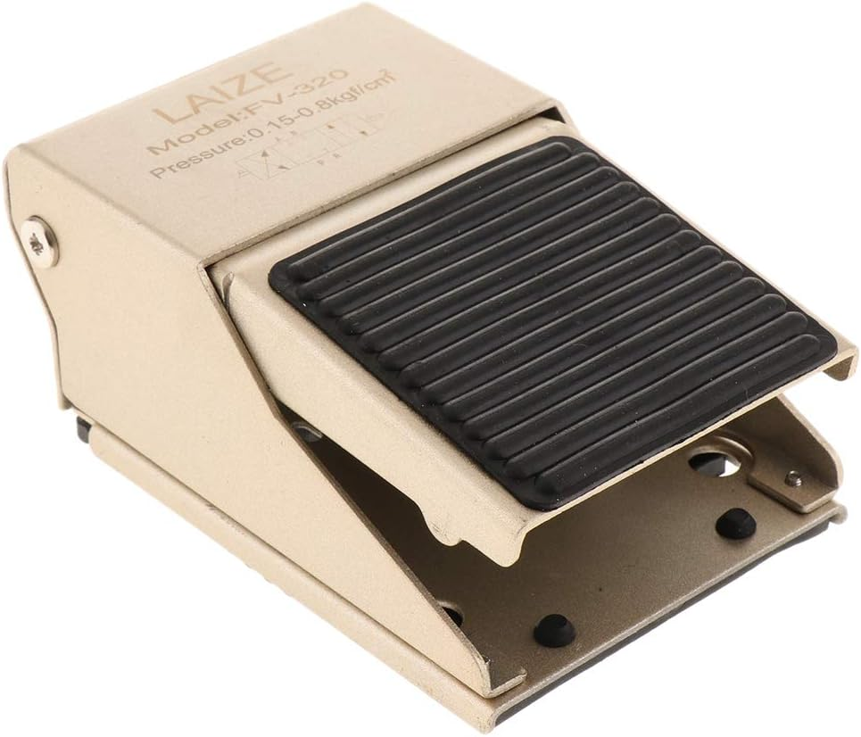 Nonslip Pneumatic Foot Pedal Valve Aluminum Alloy, FV-320