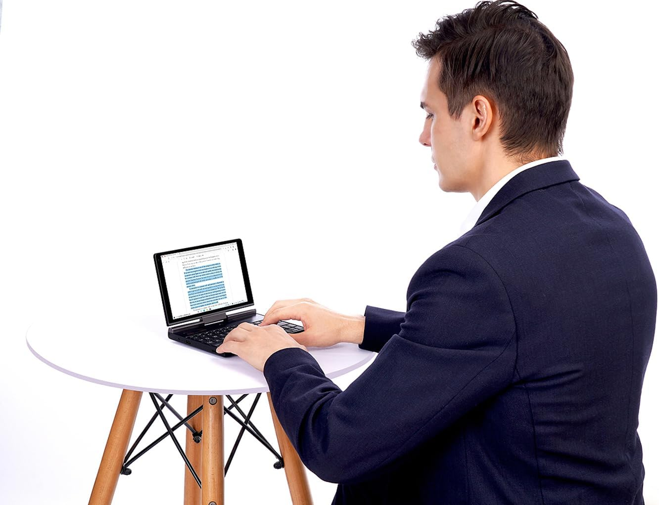 GPD Pocket 3 Mini Laptop 8" Touch Screen Aluminum Shell UMPC Win 11 Home OS Pentium Gold 7505 16GB/512GB (Amber Black) image number 1