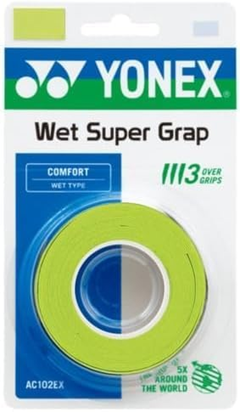 YONEX Wet Super GRAP Badminton Grip - YONEX Overgrip Super GRAP 3 over Racket Grips