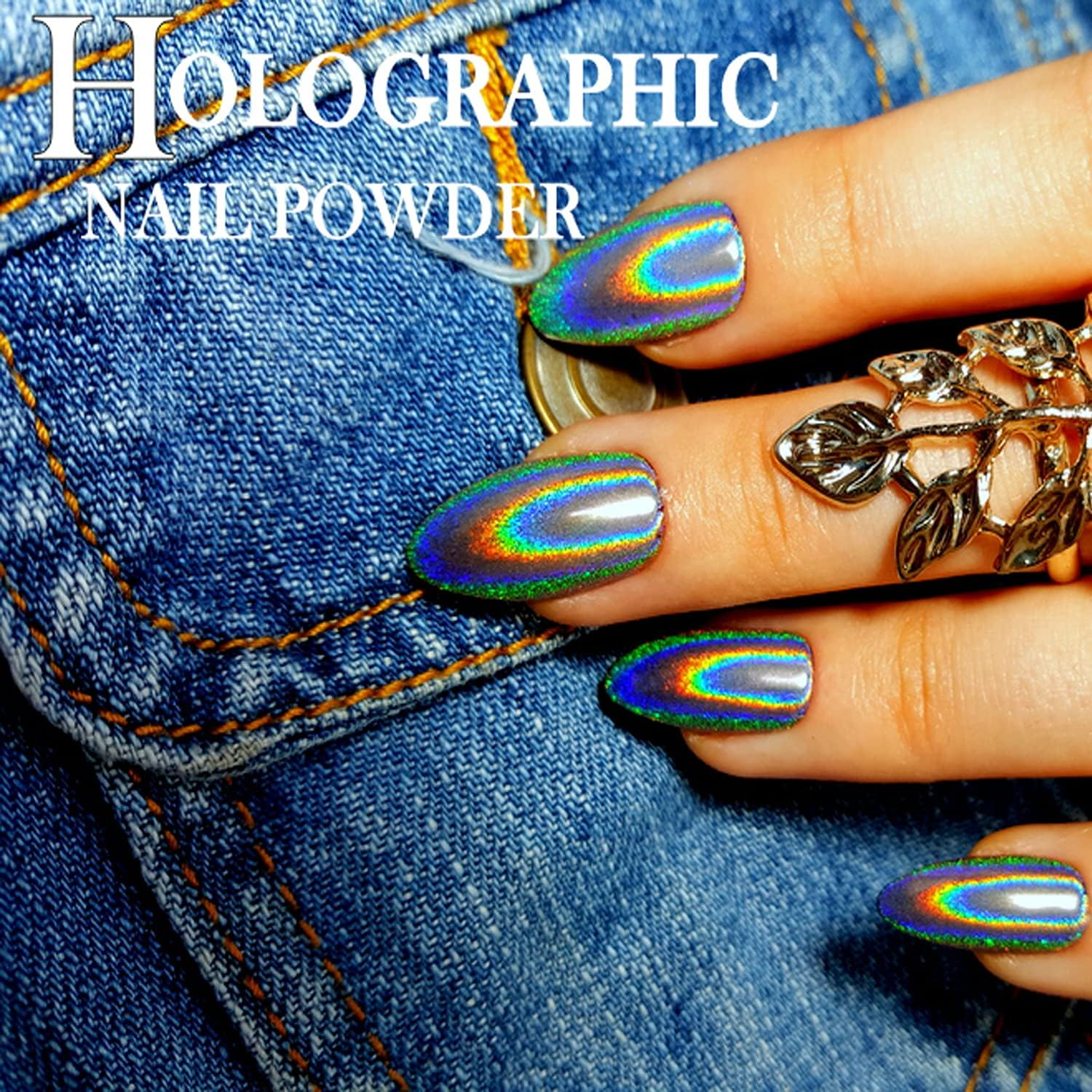 KUKA Holographic Nail Powder