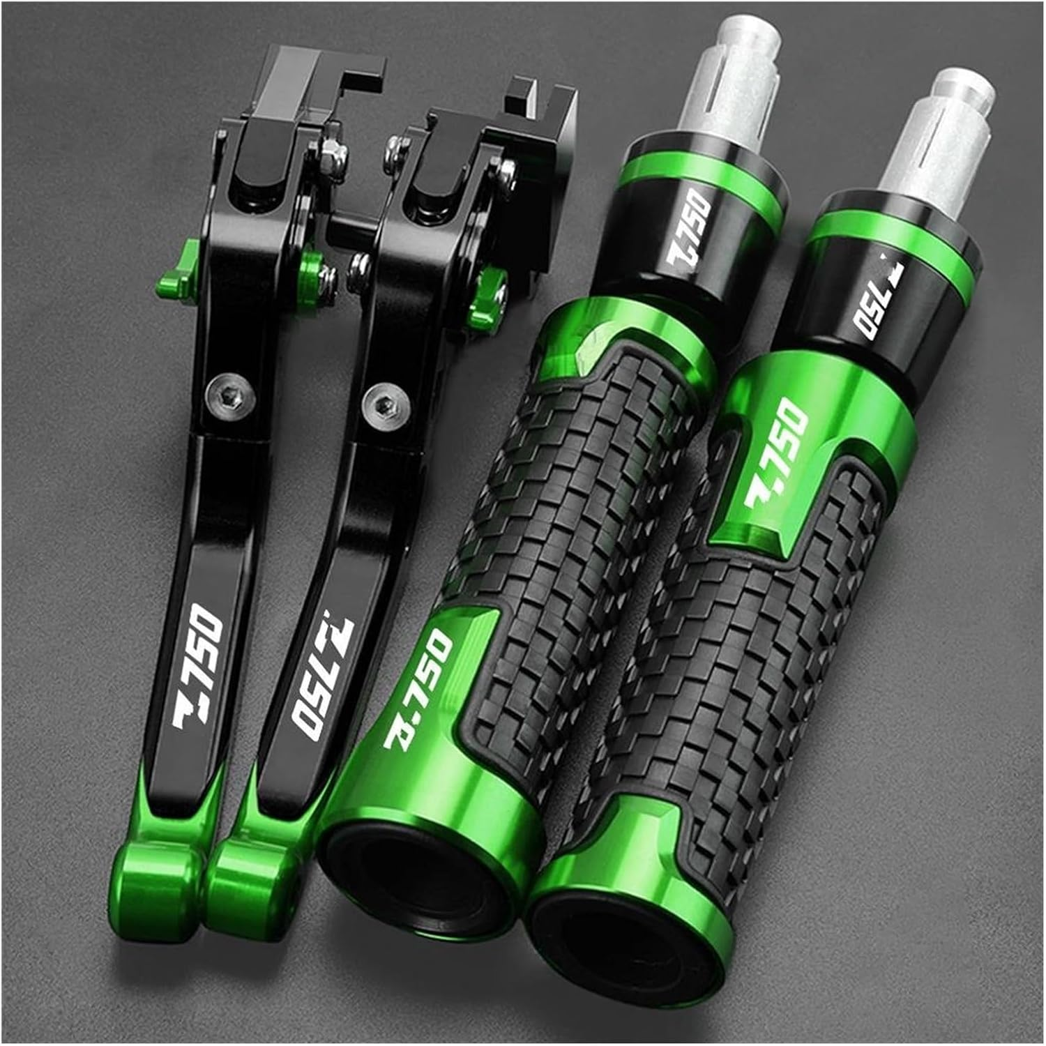Motorcycle Accessories for Kawasaki Z750 Z 750 2007 2010 2011 2012 Adjustable Brake Clutch Levers Handle Bar Grip Ends(14) image number 6