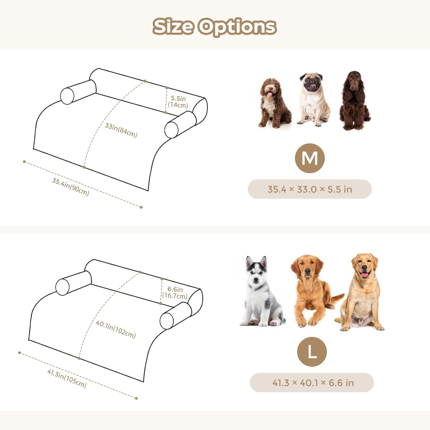 Avont Dog Bed for Couch, Fluffy Pet Mat for Sofa Furniture Protector for Small Medium Large Dogs Cats with Removable Washable Cover -Darkgrey(L) image number 5