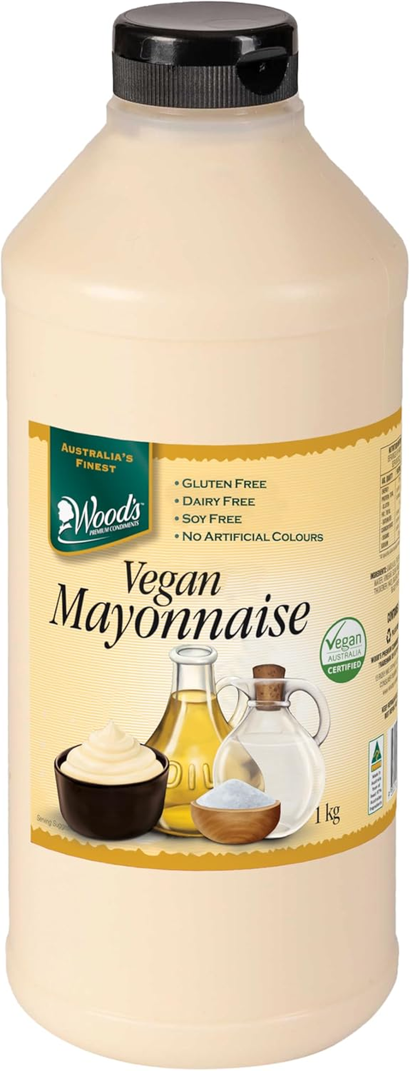 Wood'S Vegan Mayonnaise 1 Kg image number 1