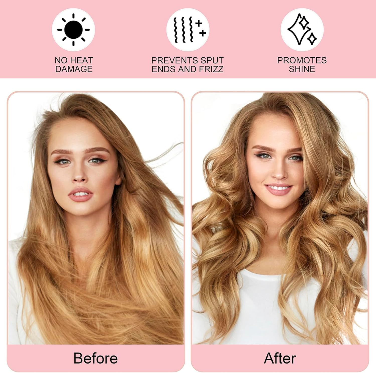 Heatless Curling Rod Headband, Upgraded 60" Extra Long Heatless Curls Headband Soft Hair Curlers to Sleep in Hair Rollers No Heat Curls (Green) image number 4