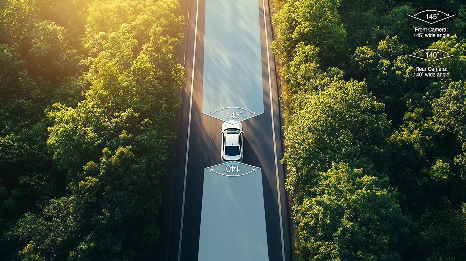 【Innowa】 Horizon 2 Dual Channel Mirror Dash Cam with Detached Front & Rear Camera, Fullhd 1080P 10.99&rdquo; IPS Touch Screen with Starvis Night Vision Sensor, GPS, Format Free, Microsd Card (Horizon 2) image number 2