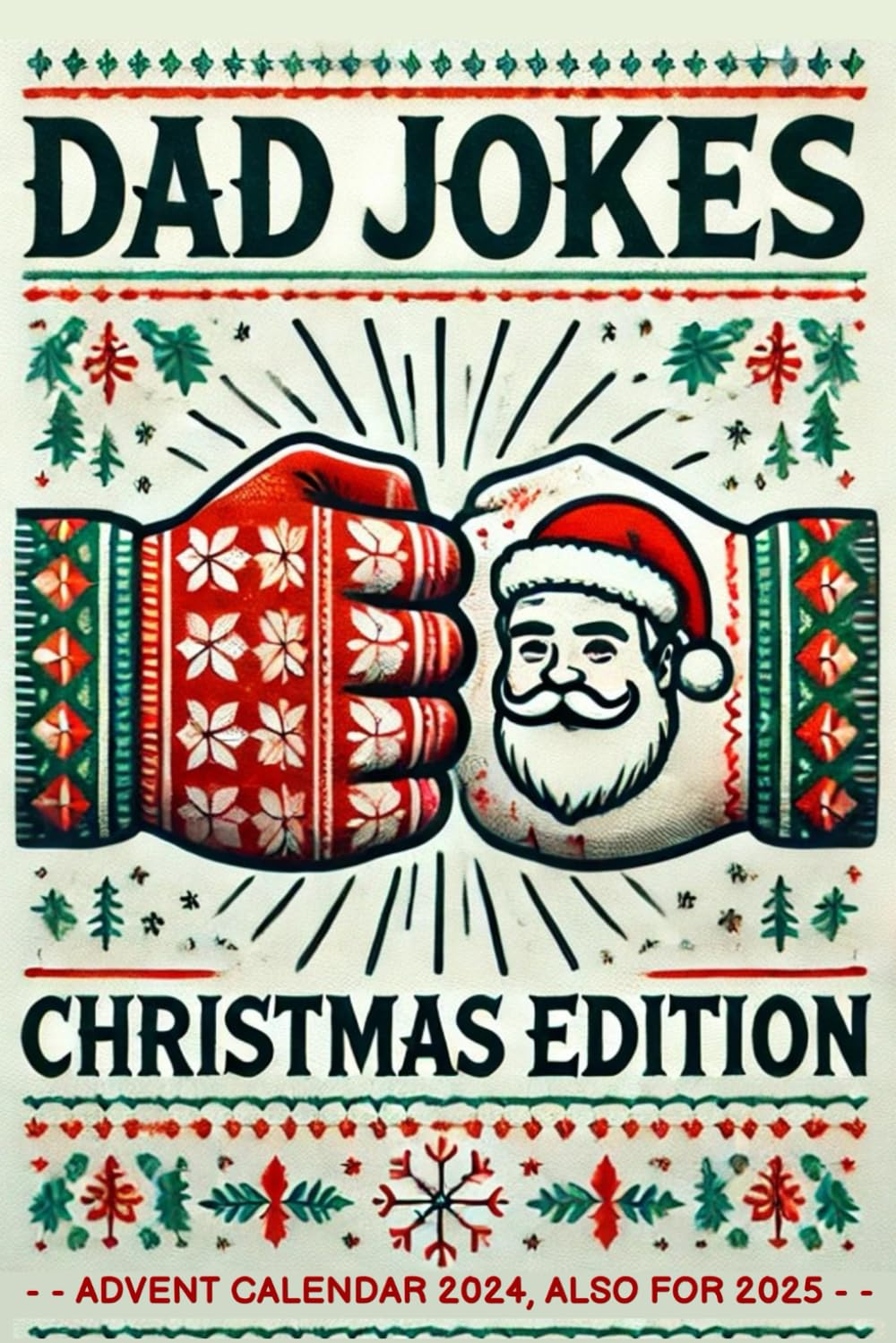 Advent Calendar 2024: Dad Jokes: 24 Days of Festive Fun for Adults, Perfect Gift for Men, and Women, with Family-Friendly Humor image number 1