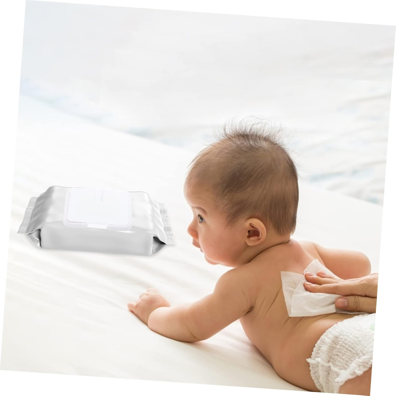 DECHOUS Portable Wet Tissue Warmer Box with Constant Temperature Heating for Wipes Convenient Household and Car Use Keeps Wipes Fresh Moist and Warm for Comfortable Diaper Changes image number 1