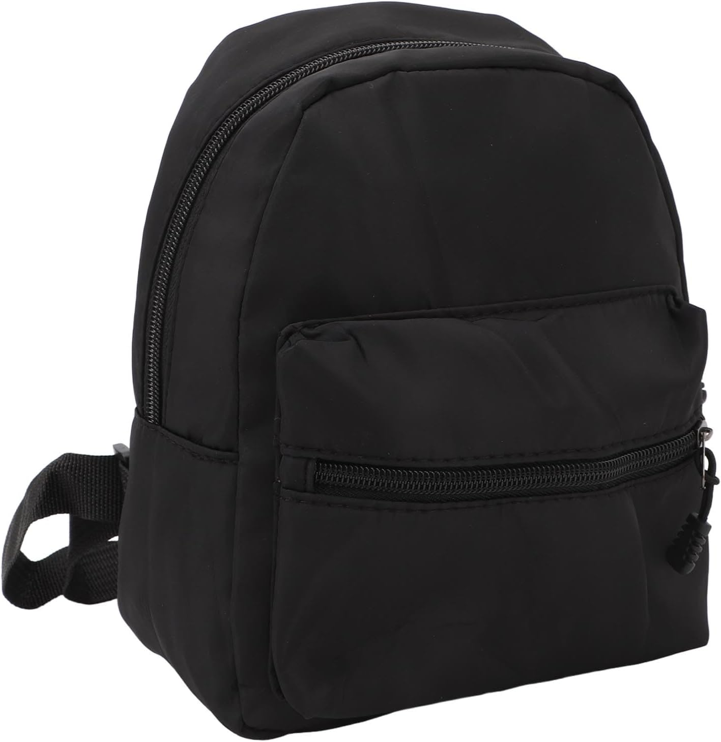 Changor Mini Backpack Purse, Waterproof Adjustable Shoulder Strap Stylish Minimalist Black Small Backpack Mini Backpack for Women for School