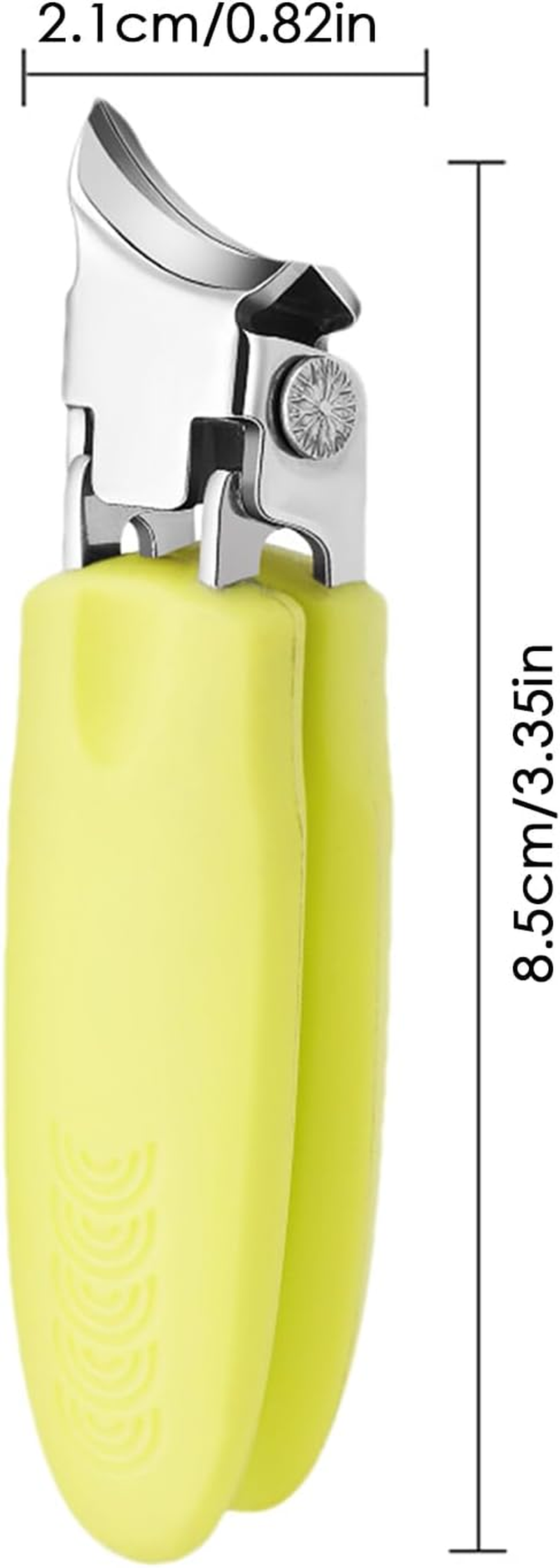 Slanted Nail Clippers, Side Nail Clippers, Beveled Steel Trimmers Wide Jaw Heavy Duty for Foot Grooming Adult Men Women Seniors Elderly Travel