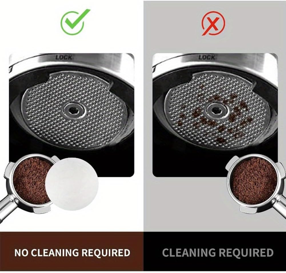 400 PCS 64Mm Direct Paper Filters Compatible with Aeropress All Coffee and Espresso Makers, Vegan Non Bleached Natural Paper Micro-Filters(Color:White) image number 4