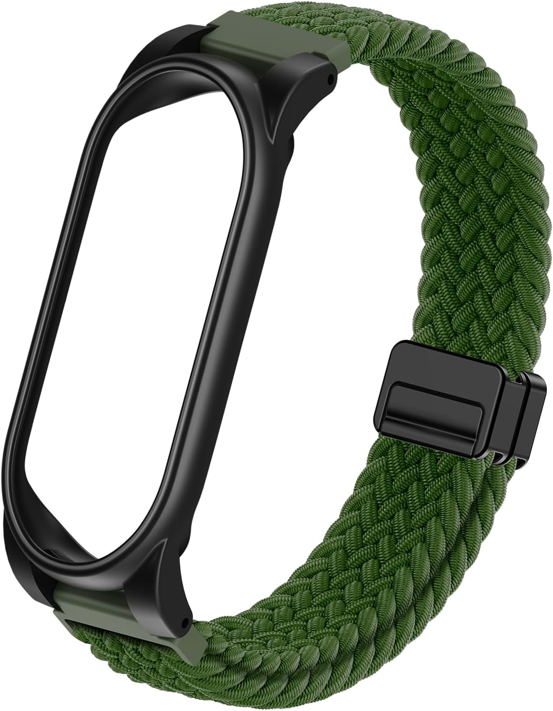 Adjustable Braided Wristband Compatible with Plaud Notepin AI Voice Recorder,Breathable Soft Wearable Strap with Magnetic Buckle and PC Case,Comfort Lightweight Band,Note Ai Voice Recorder Accessories