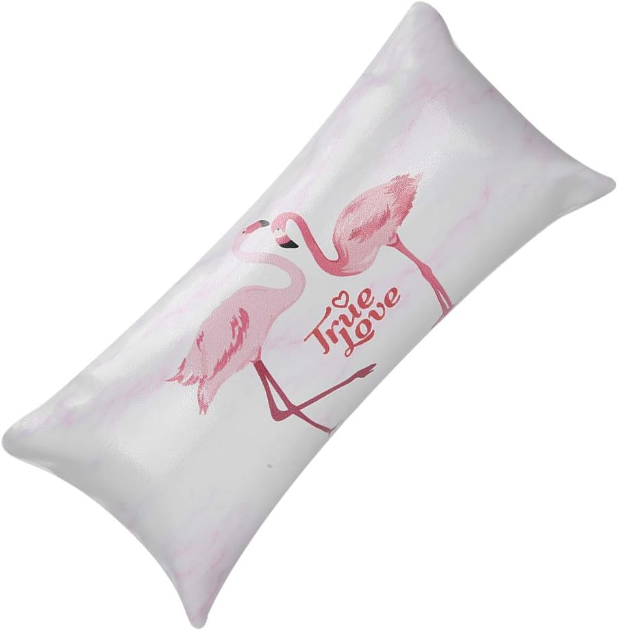 Nail Art Table Mat, High-Quality Materials Soft and Foldable Easy to Clean Easy to Remove Nail Pillow, for Home Salon Shop Manicure Store Beauty Salon(Flamingo Hand Pillow) image number 1