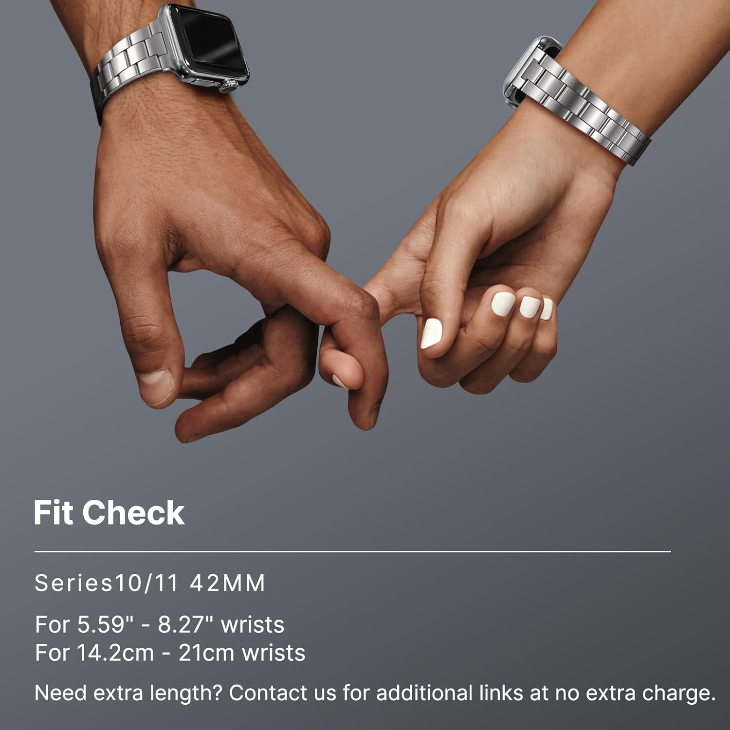 Fullmosa Compatible with Apple Watch Band 41Mm 40Mm 38Mm, Upgraded Version Stainless Steel Watch Band/Strap with Case for Apple Watch SE2 SE Series 9/8/7/6/5/4/3/2/1, 38Mm 40Mm 41Mm Silver image number 3