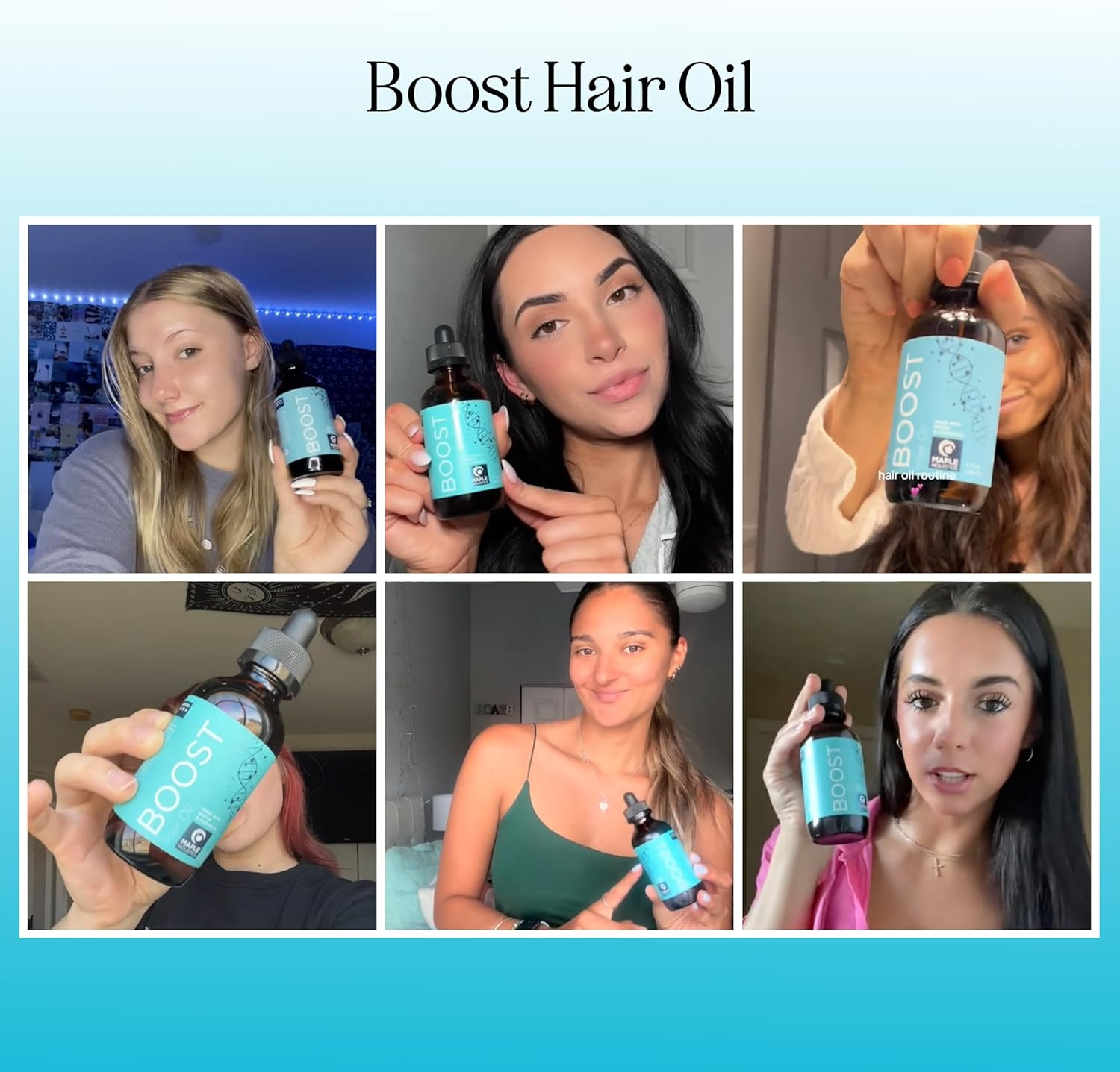 Hair Growth Oil for Dry Damaged Hair - Thickening Rosemary Formula for Women and Men - Vegan Scalp Treatment for Frizzy Thin and Weak Hair with Jamaican Black Castor Oil image number 2