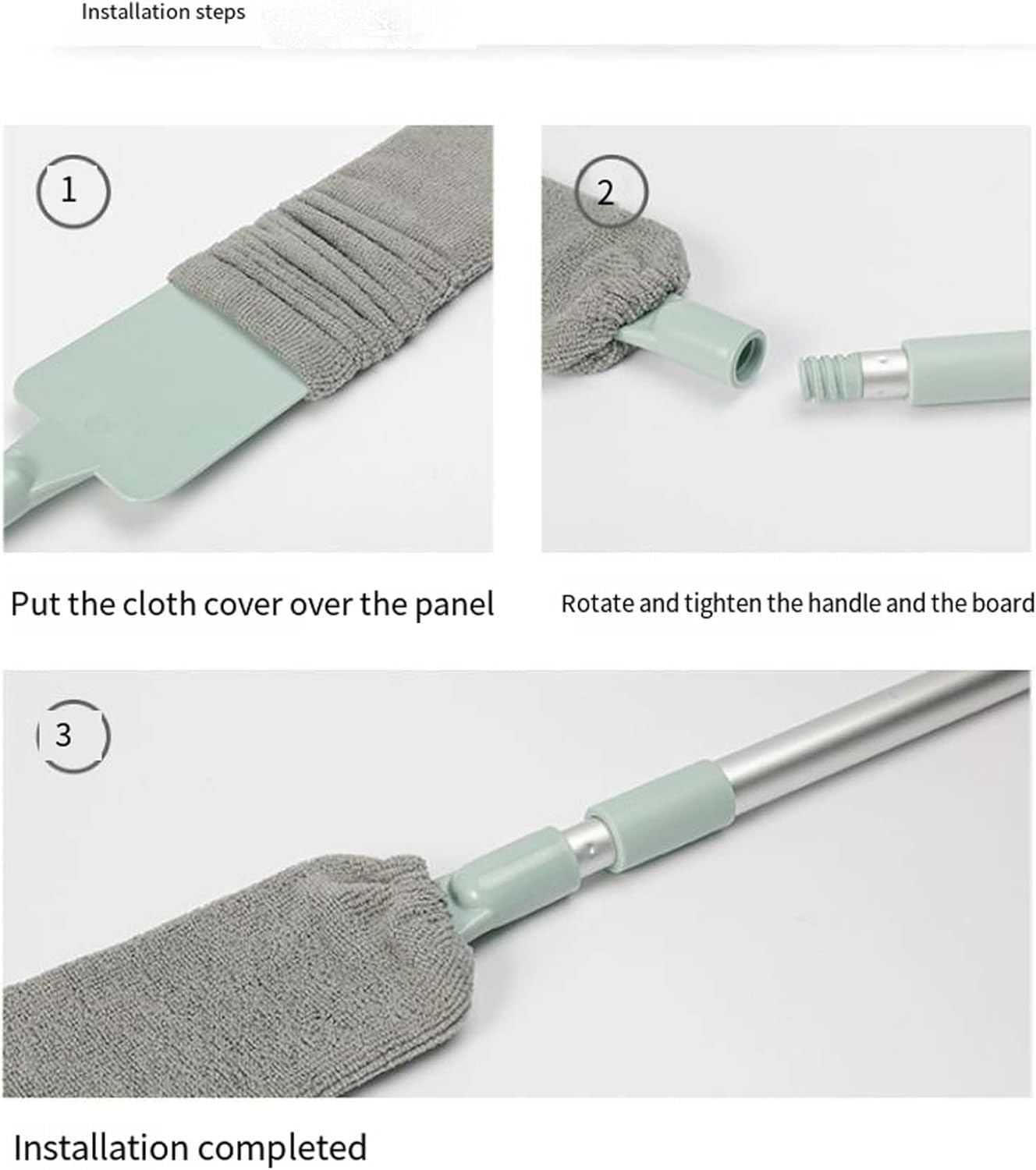 Retractable Gap Dust Cleaning Artifact, 2025 Upgrade Flexible Bendable Head Retractable Gap Dust Cleaner Brus, Washable Dusting Wand for under Furniture and Blinds (1PCS) - 1Pcs image number 4