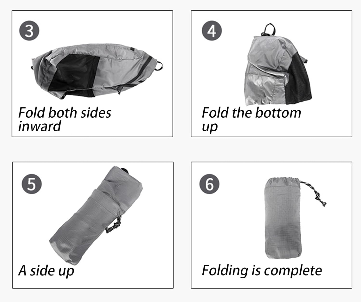 Hiking Backpack, 20L Lightweight Backpack, Foldable, Thin Waterproof Backpack, Suitable for Daily Fitness, Cycling, Travel, Camping, Hiking, Outdoor Sports - Sapphire image number 4