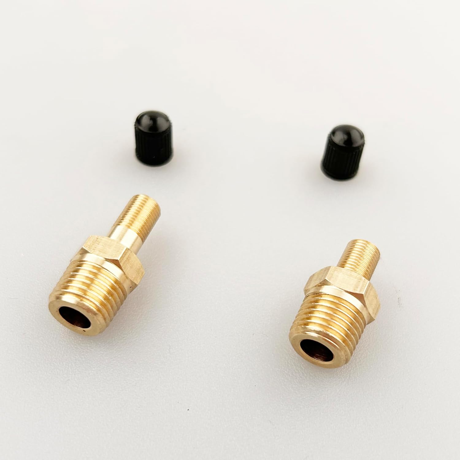 EFGTEK 1/4" NPT Tank Valve, Anti-Corrosion Brass for Schrader Valve with 1/4" Male Npt,Using for Air Compressor Tanks image number 1