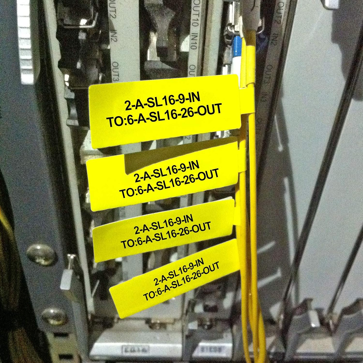 NIIMBOT D11 0.5"4.3" Label Maker Tape Adapted Label Print Paper Standard Laminated Office Labeling Tape Replacement (Cable-Y) image number 4