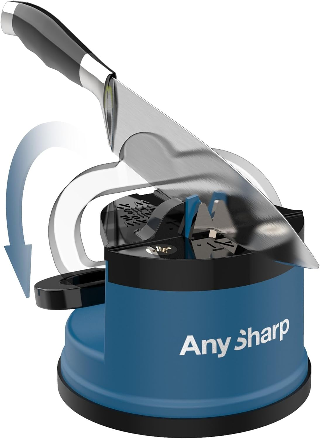 Anysharp ANYSHARP Knife Sharpener, Blue - Silver image number 2